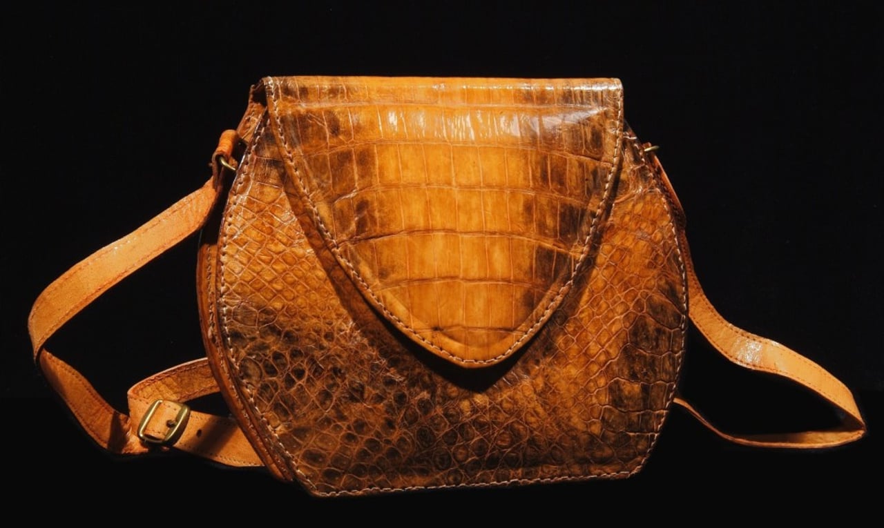 bag made from crocodile skin