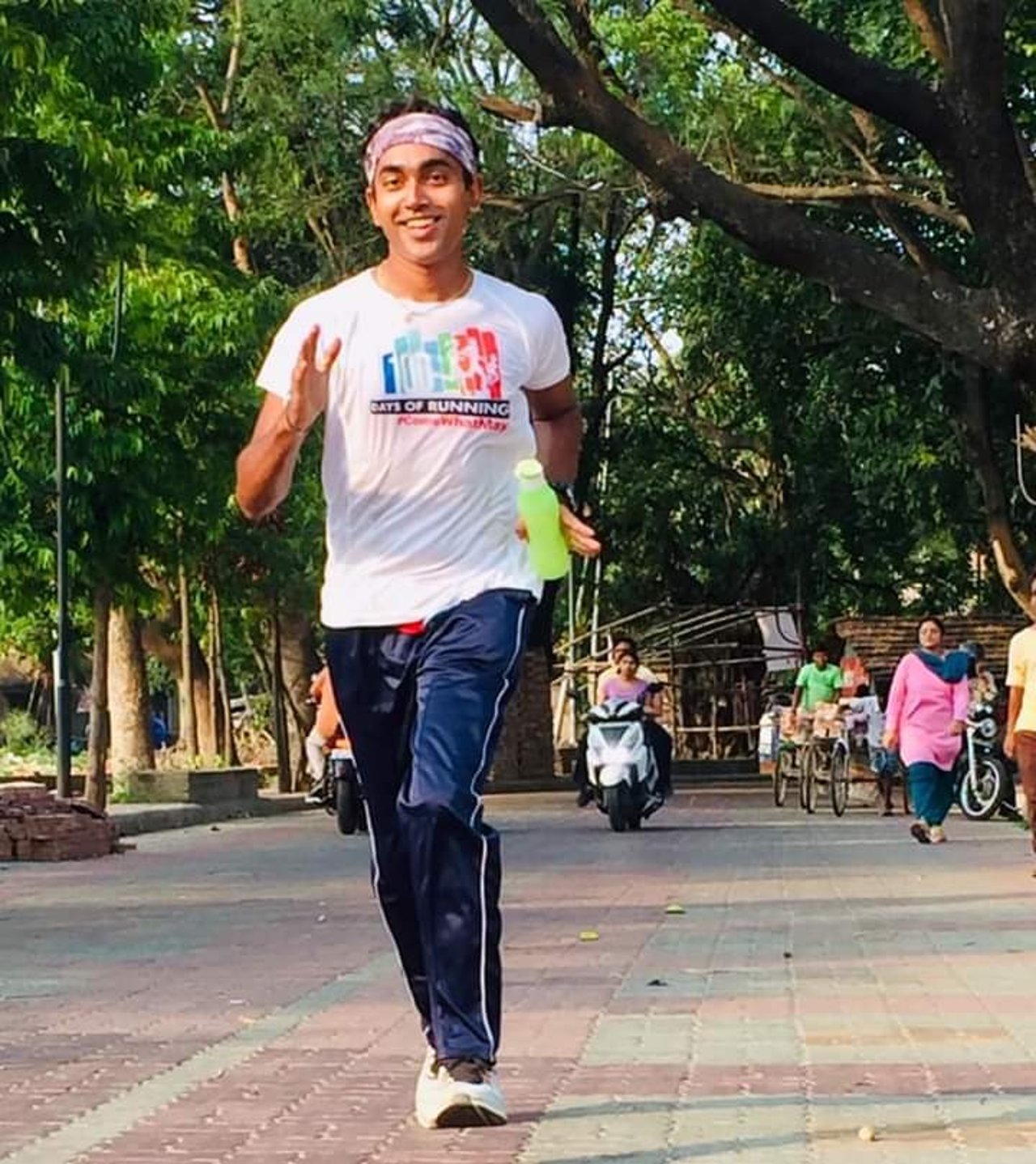 Shubhashis Ghosh - a runner on a plant based diet 