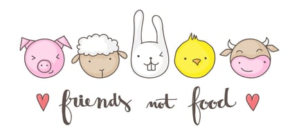 Animals are our friends and not food 